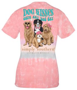 Simply Southern Kisses Short Sleeve T-Shirt - YOUTH