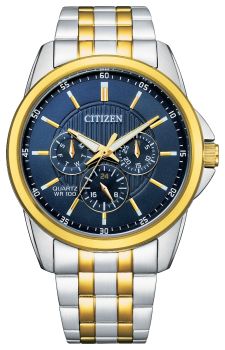 Mens Two-Tone Stainless Steel Citizen Quartz Watch - AG8348-56L