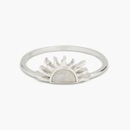 Puravida Half Sun Ring In Silver