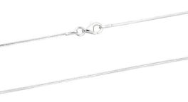 Sterling Silver 1mm Snake Chain - 20