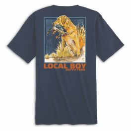 Local Boy Blue Moon & Yellow Lab Short Sleeve T-Shirt