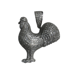 Sterling Silver Rooster Pendant 