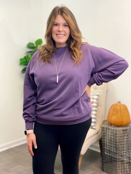 Simply Southern Crewneck Sweatshirt - Purple