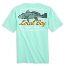 Local Boy Whiskey Red Island Reef Short Sleeve T-Shirt