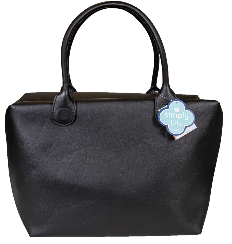 simply southern large black tote