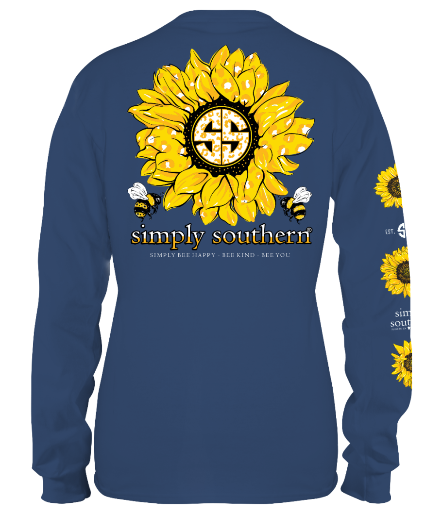 Simply Southern Sunflower Long Sleeve T-Shirt - YOUTH
